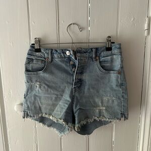 Free People denim shorts